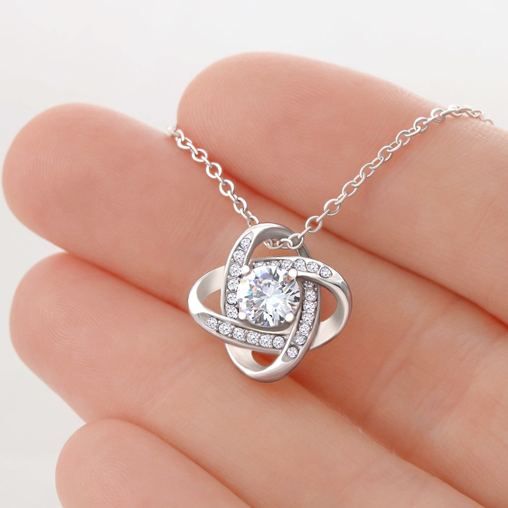 To My Beautiful Wife — Love Knot Necklace, A Gift From Her Husband
