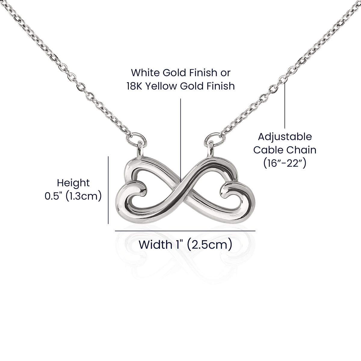 To My Smokin' Hot Wife — Black & Gold Luxury Necklace
