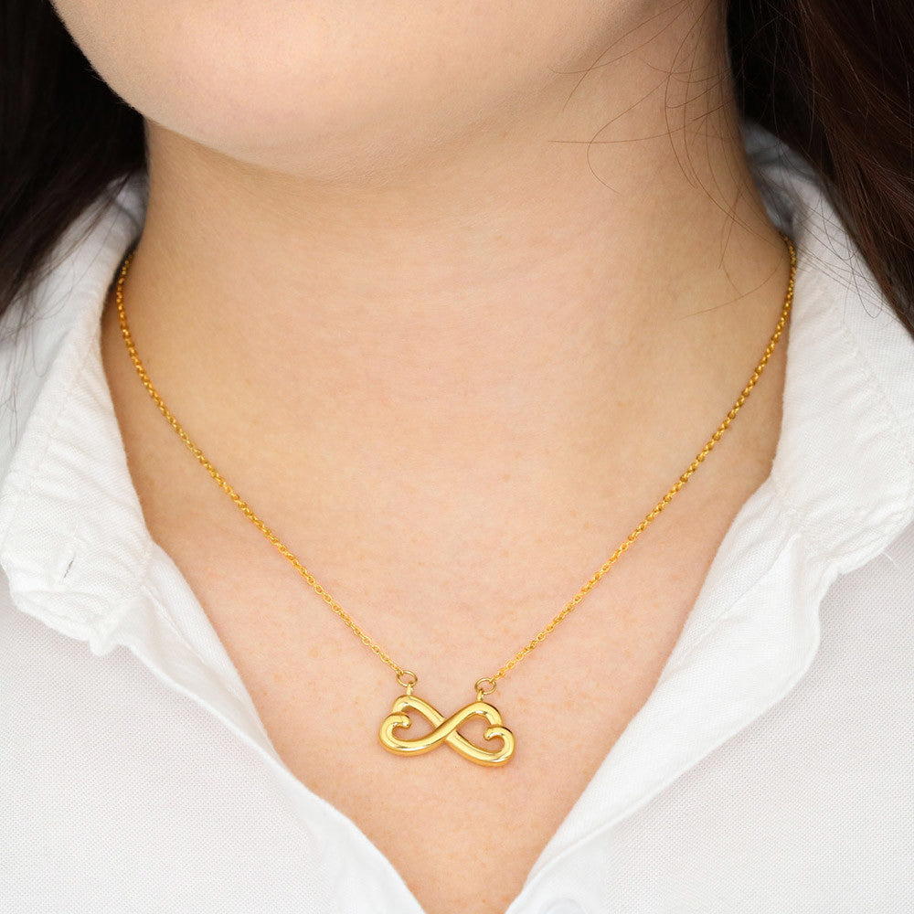 To My Smokin' Hot Wife — Black & Gold Luxury Necklace