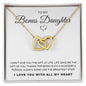 My Bonus Daughter | The Gift Of You - Interlocking Hearts Necklace