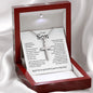 My Son | So Grateful -Stainless Steel Cross Necklace